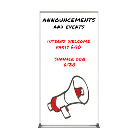 Value Line 12x24 White Dry Erase Marker Board with Aluminum Frame