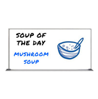 Value Line 12x24 White Dry Erase Marker Board with Aluminum Frame