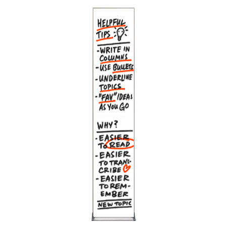Value Line 12x72 White Dry Erase Marker Board with Aluminum Frame