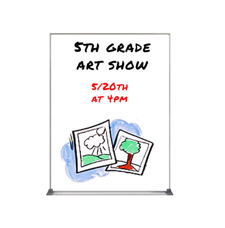 Value Line 15x20 White Dry Erase Marker Board with Aluminum Frame