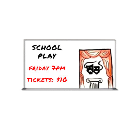 Value Line 18 x 36 White Board | Dry Erase Marker Board Surface with Aluminum Frame Trim