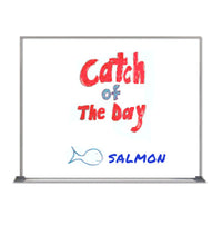 Value Line 24x30 White Dry Erase Marker Board with Aluminum Frame Trim