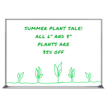 Value Line 30x36 White Dry Erase Marker Board with Aluminum Frame