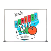 Value Line 30x40 White Dry Erase Marker Board with Aluminum Frame