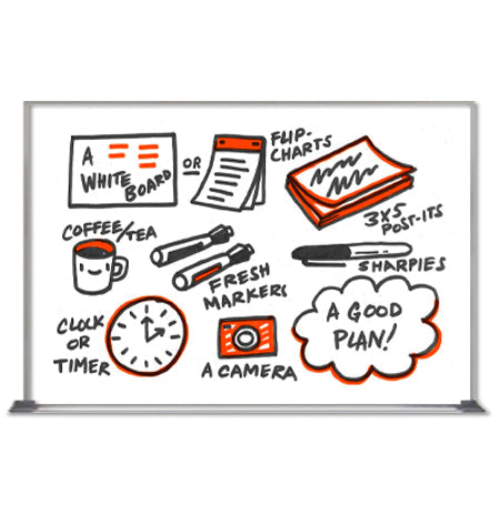 Value Line 36x24 White Dry Erase Marker Board with Aluminum Frame