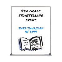 Value Line 48x60 White Dry Erase Marker Board with Aluminum Frame