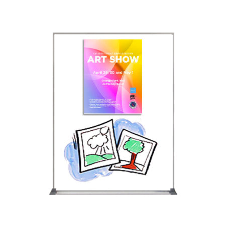 15x20 Magnetic White Dry Erase Marker Board with Aluminum Frame