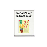 16x20 Magnetic White Dry Erase Marker Board with Silver Frame Trim | Porcelain on Steel Writing Surface + No Ghosting + Post Messages with Magnets