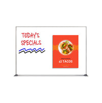 24x36 Magnetic White Dry Erase Marker Board with Aluminum Frame