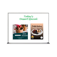 48x36 Magnetic White Dry Erase Marker Board with Aluminum Frame | Smooth White Porcelain on Steel Writing Surface