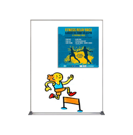 48x36 Magnetic White Dry Erase Marker Board with Aluminum Frame | Smooth White Porcelain on Steel Writing Surface