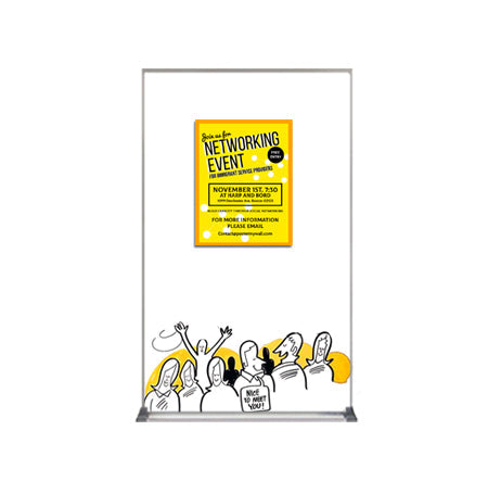 60x36 Magnetic White Dry Erase Marker Board with Aluminum Frame