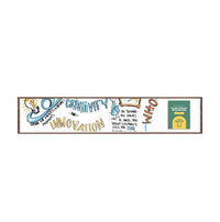 12x84 Magnetic White Dry Erase Marker Board with Wood Frame