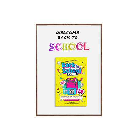 36x24 Magnetic White Dry Erase Whiteboard with Wood Frame Features Porcelain-on-Steel Writing Surface - No Ghosting