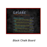 24x24 MAGNETIC BLACK CHALK BOARD with PORCELAIN ON STEEL SURFACE 