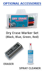 30 x 30 Metal Framed Dry Erase White Boards