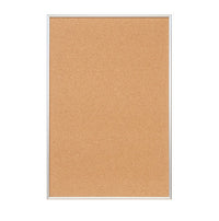 Access Cork Board™ 22"x28" Open Face Recessed Shadow Box Style Designer 43 Metal Framed Recessed Cork Bulletin Board