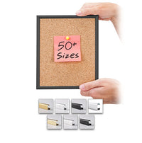 Access Cork Board™ 8 1/2" x 11" Open Face Classic Metal Framed Cork Bulletin Board