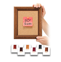 7 x 7 Access Cork Board™ Open Face Wood 353 Framed Bulletin Board