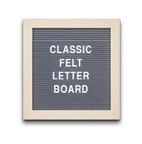 Access Letterboard 18 x 18 Open Face 361 Wood Framed FELT Letter Board