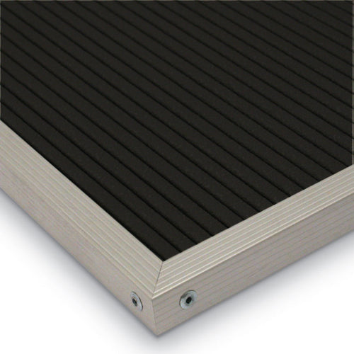 BLACK VINYL LETTER BOARD CORNER PROFILE 