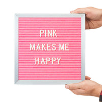 PINK FELT LETTER BOARD