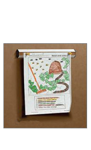 Plastic Framed Bulletin Board Message CORK BARS (12" Length)