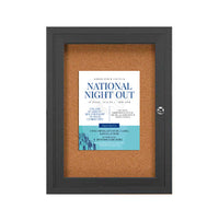 Indoor Enclosed Bulletin Boards 27 x 41 (Single Door)
