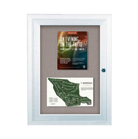 27 x 39 Indoor Enclosed Bulletin Boards with Light (Single Door)