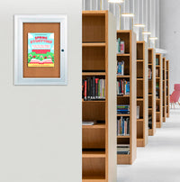 27 x 41 Indoor Enclosed Bulletin Boards with Light (Single Door)
