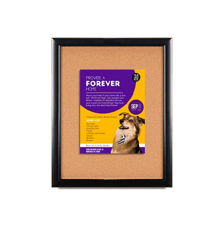 Super Wide-Face Bulletin Board 8.5 x 14 SwingFrames