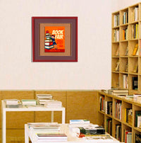 SwingFrame Designer Wood Frame Bulletin Boards with Light | Enclosed, Swing Open Corkboard in 8 Sizes