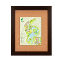 Wide-Wood 12" x 18" Enclosed Bulletin Board SwingFrames