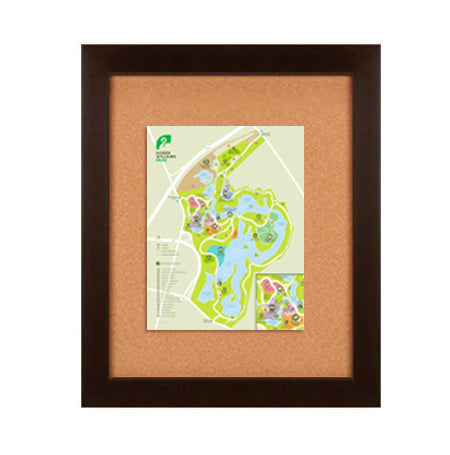 Wide-Wood 12" x 18" Enclosed Bulletin Board SwingFrames