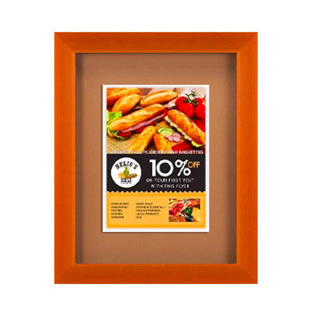 Wide-Wood 16" x 20" Enclosed Bulletin Board SwingFrames