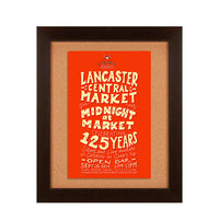 Wide-Wood 27" x 39" Enclosed Bulletin Board SwingFrames