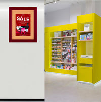 Designer Wide-Wood Bulletin Board SwingFrames