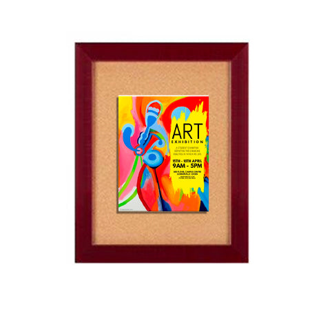 Designer Wide-Wood Bulletin Board SwingFrames