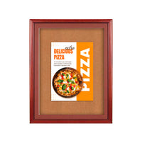 Extra Large Designer Wood Enclosed Bulletin Cork Board SwingFrames 48x96