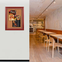 Extra Large Designer Wood Enclosed Cork Bulletin Board SwingFrames | Swing Open Frame 15+ Sizes