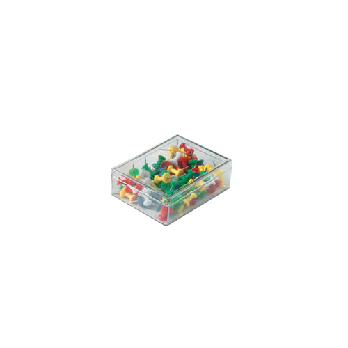 HARD PLASTIC PUSH PINS ARE IDEAL FOR THIS CORK BOARD (MULTI-COLOR)