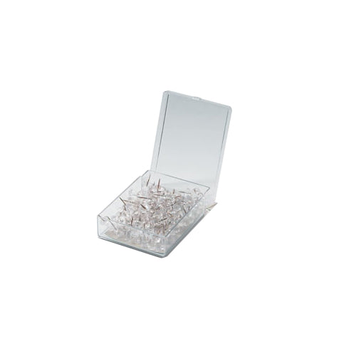 HARD PLASTIC PUSH PINS ARE IDEAL FOR THIS VINYL CORK BOARD (CLEAR)