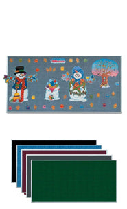 24x48 Vinyl Tackboard Display Board Silver Trim Framed 5 Colors