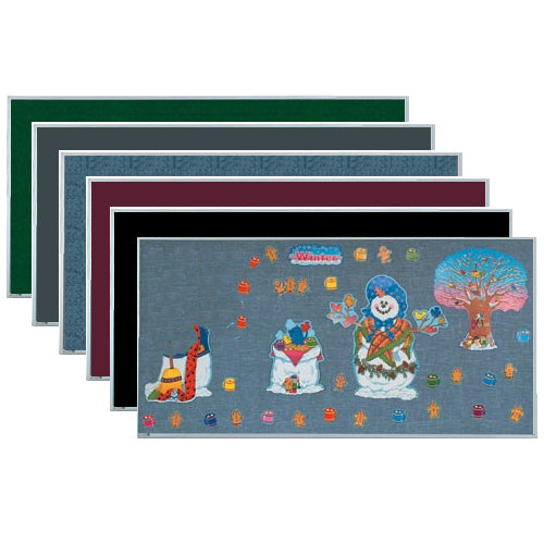 METAL FRAME 24x84 VINYL BULLETIN BOARD (SHOWN IN LANDSCAPE ORIENTATION)