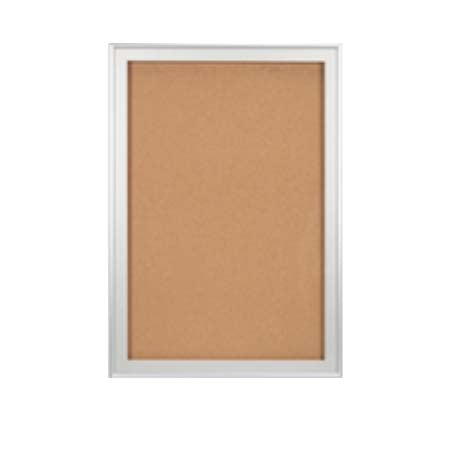 Extra Large Designer Metal 48 x 48 Enclosed Bulletin Cork Board SwingFrames